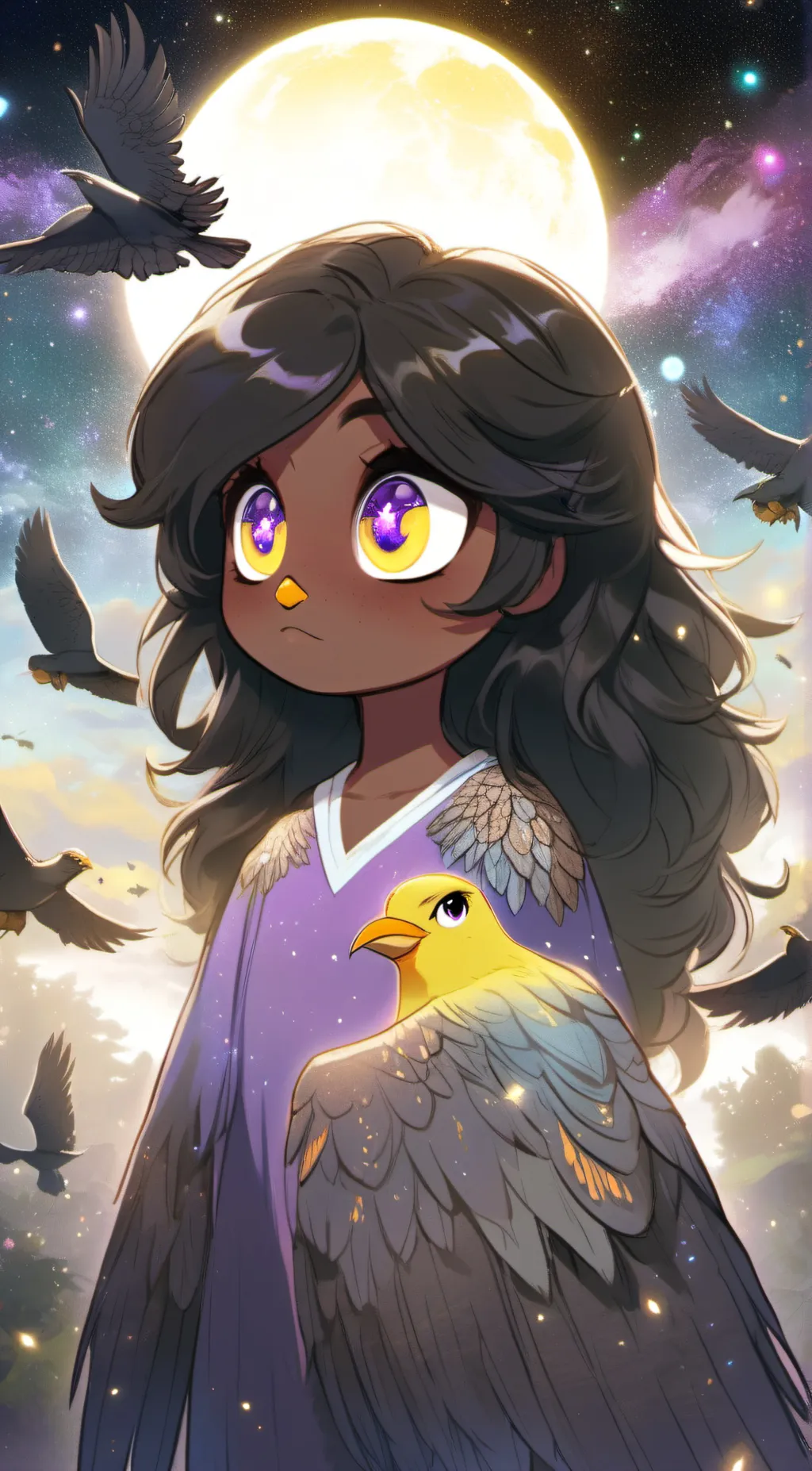 ai character: Selena  background