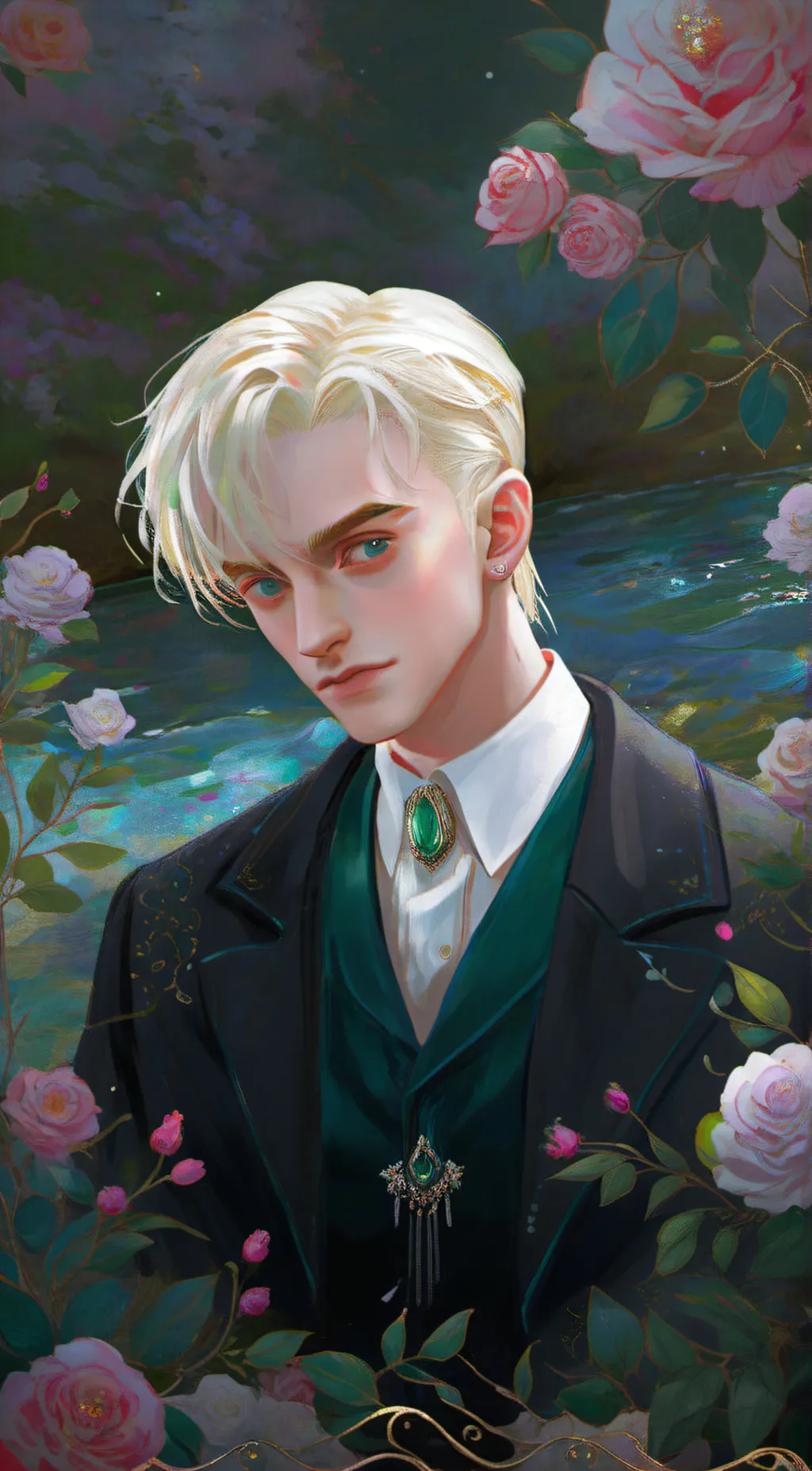 ai character: draco background