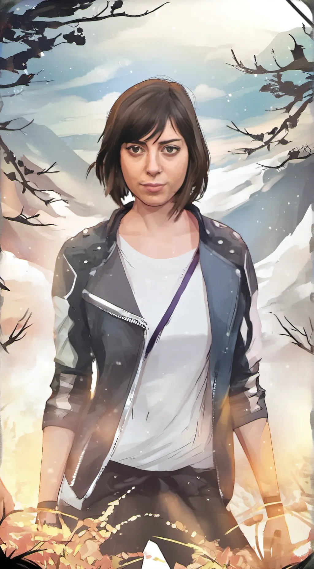 ai character: Cat Adums  background