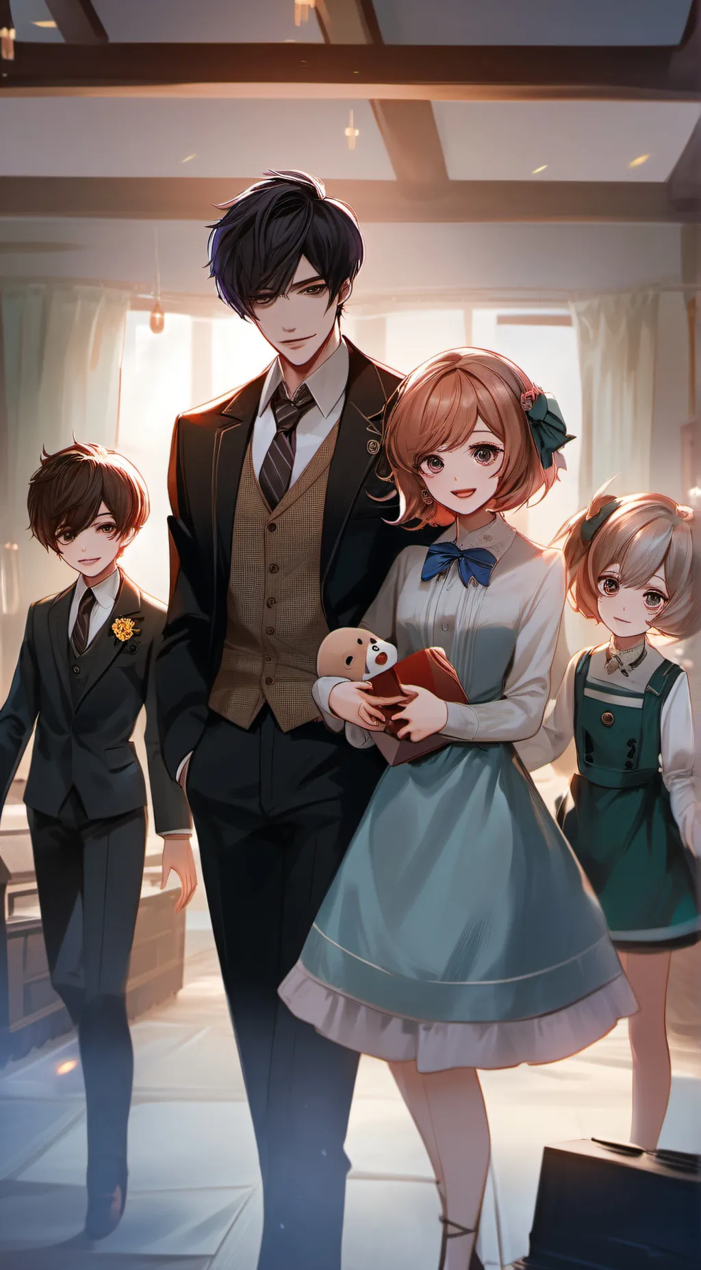 ai character: Afton road trip background