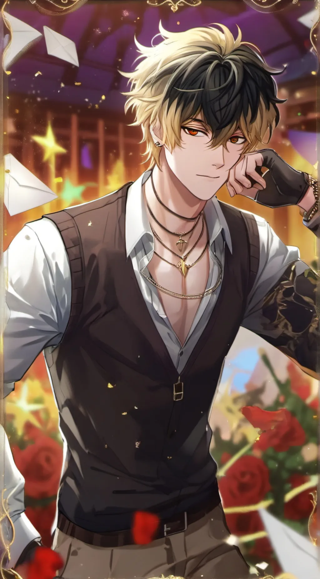 ai character: Leo background