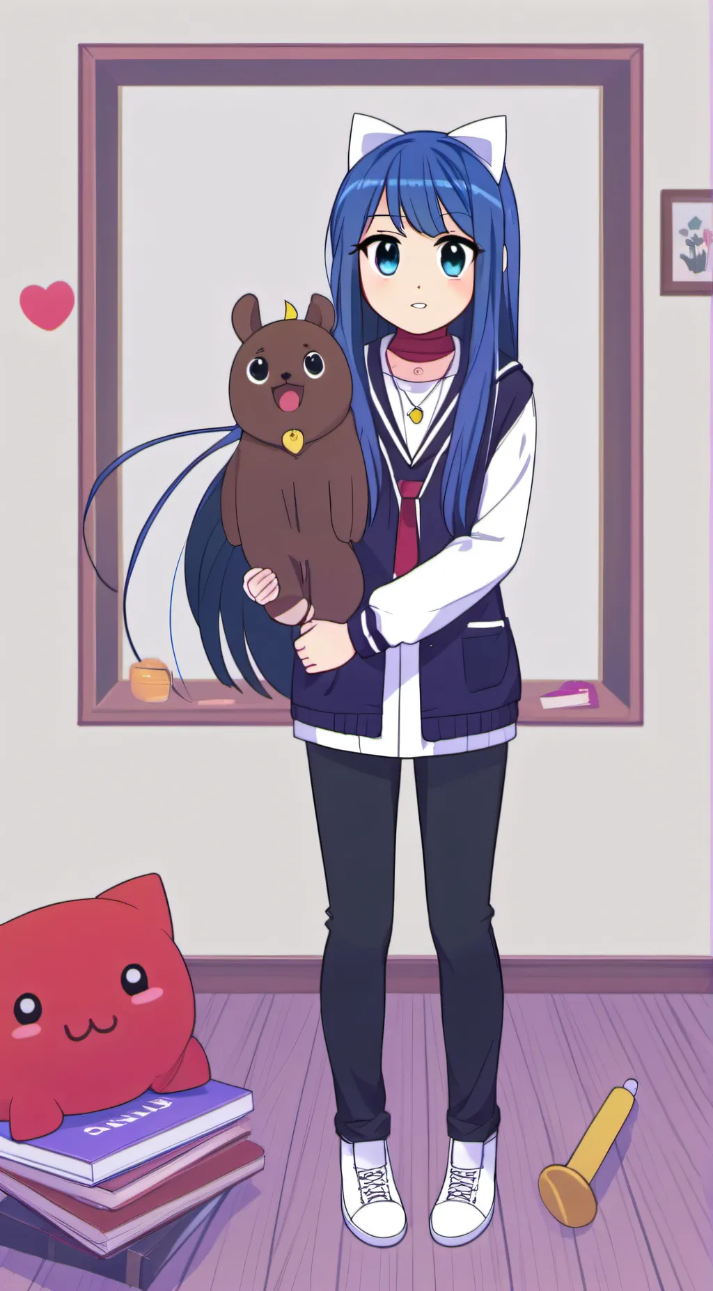 ai character: ✨KREW✨ background