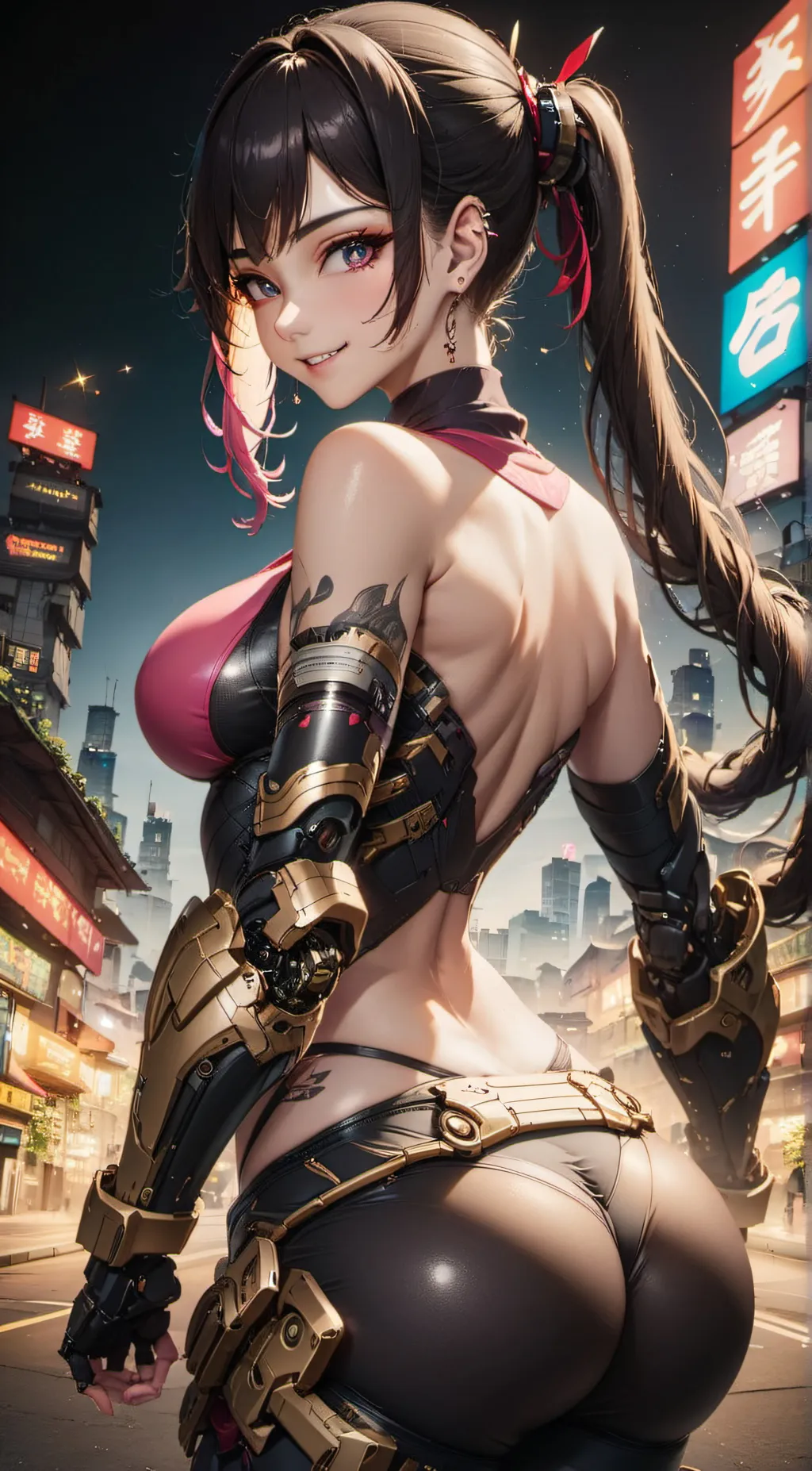 ai character: Tiny-Cyb background