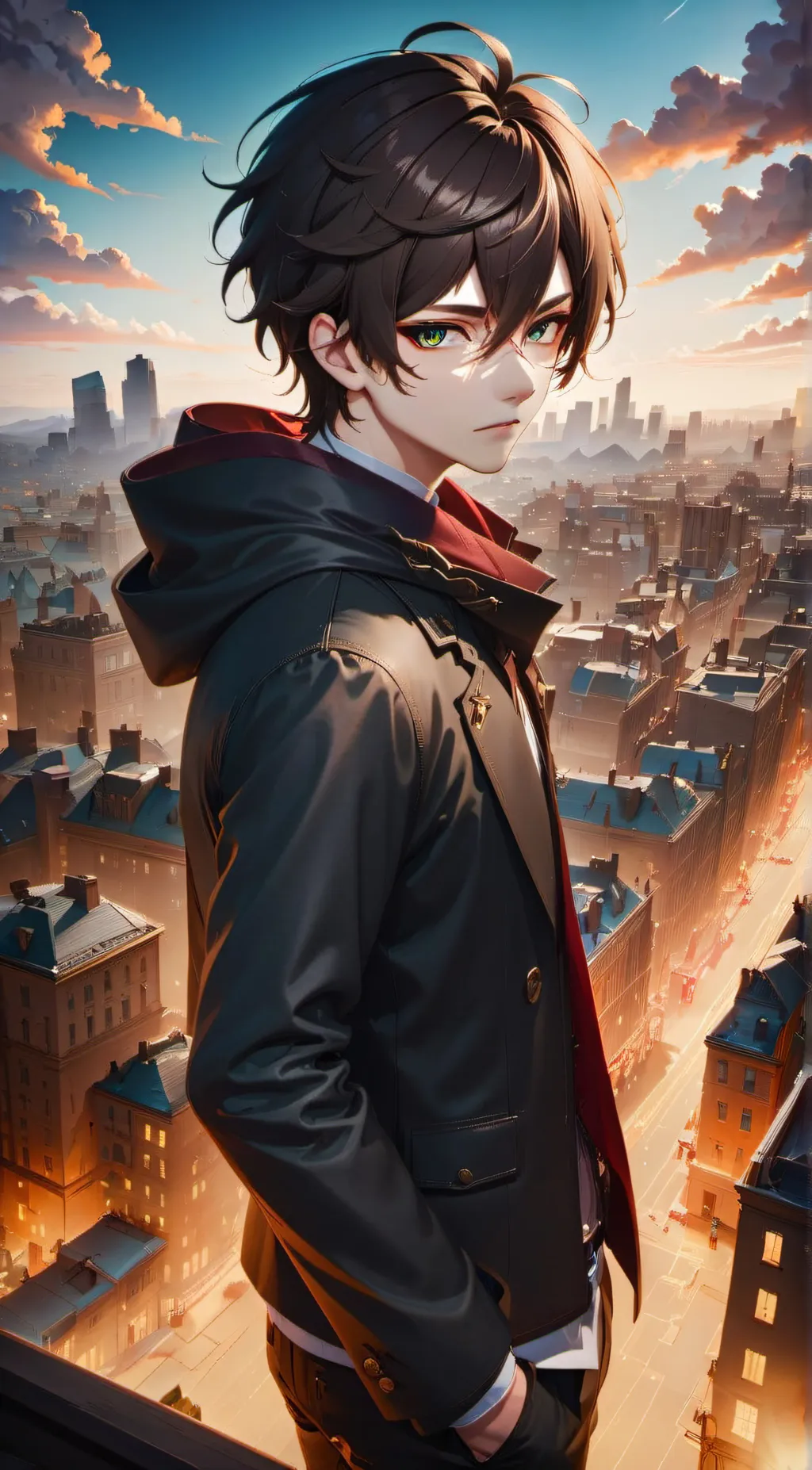 ai character: leon background