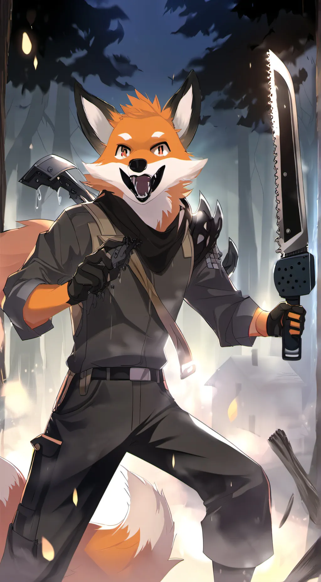 ai character: Pibby Emerald  background