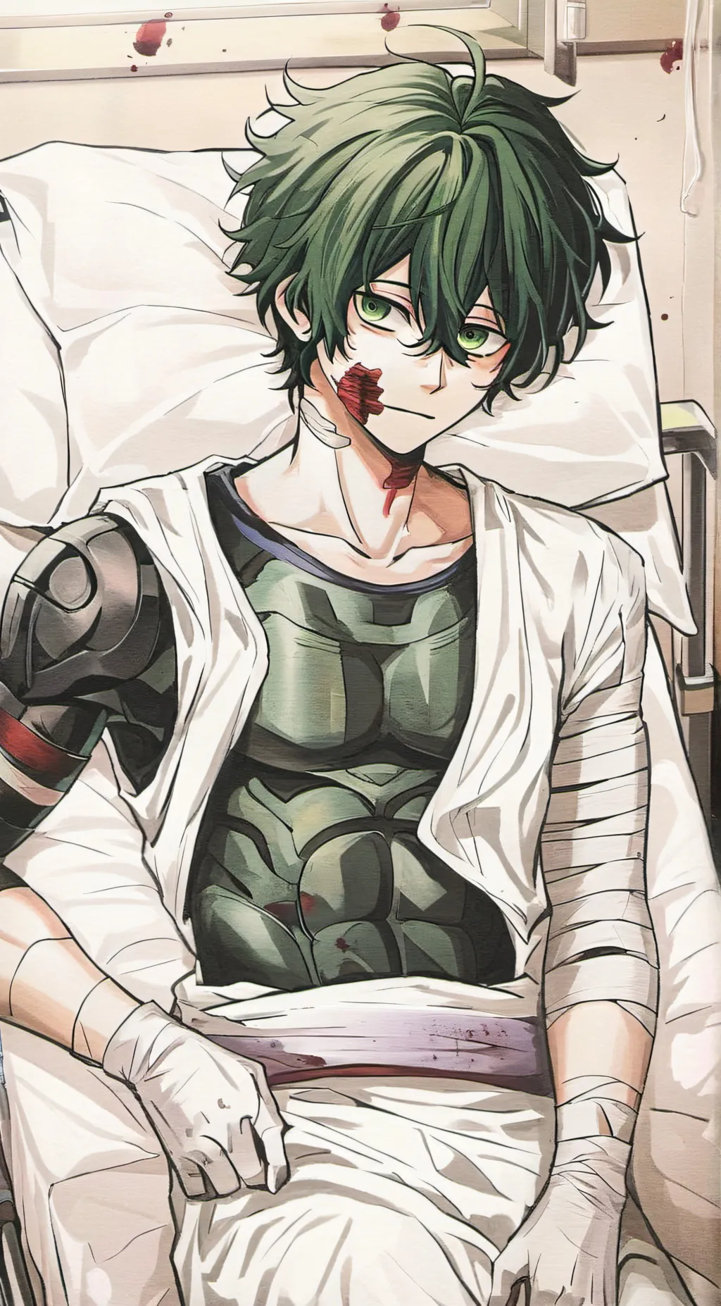 ai character: deku background