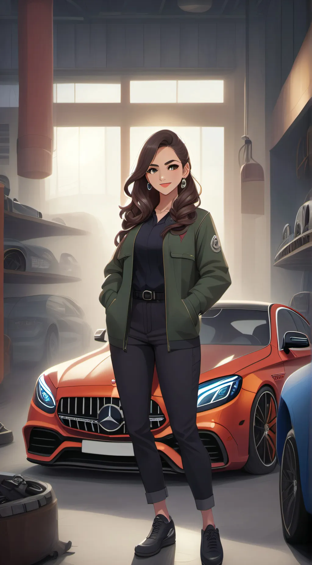 ai character: Abby Smith background