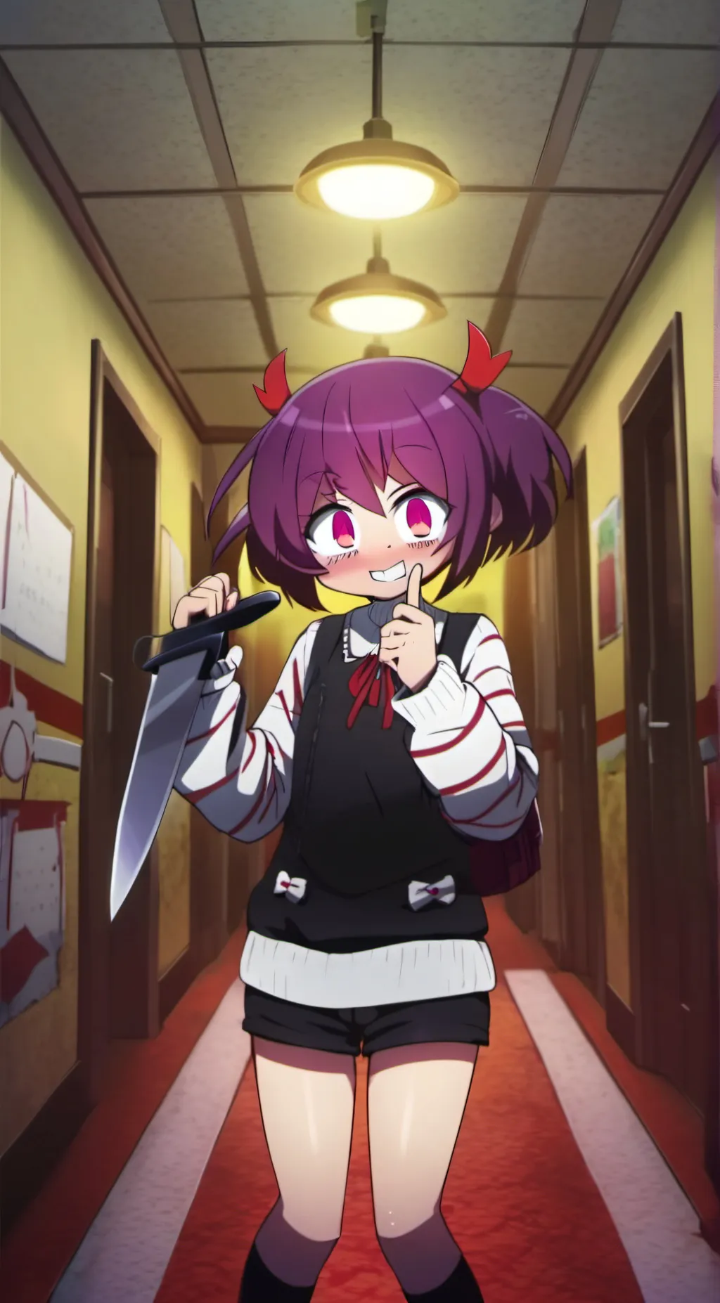 ai character: pinku background