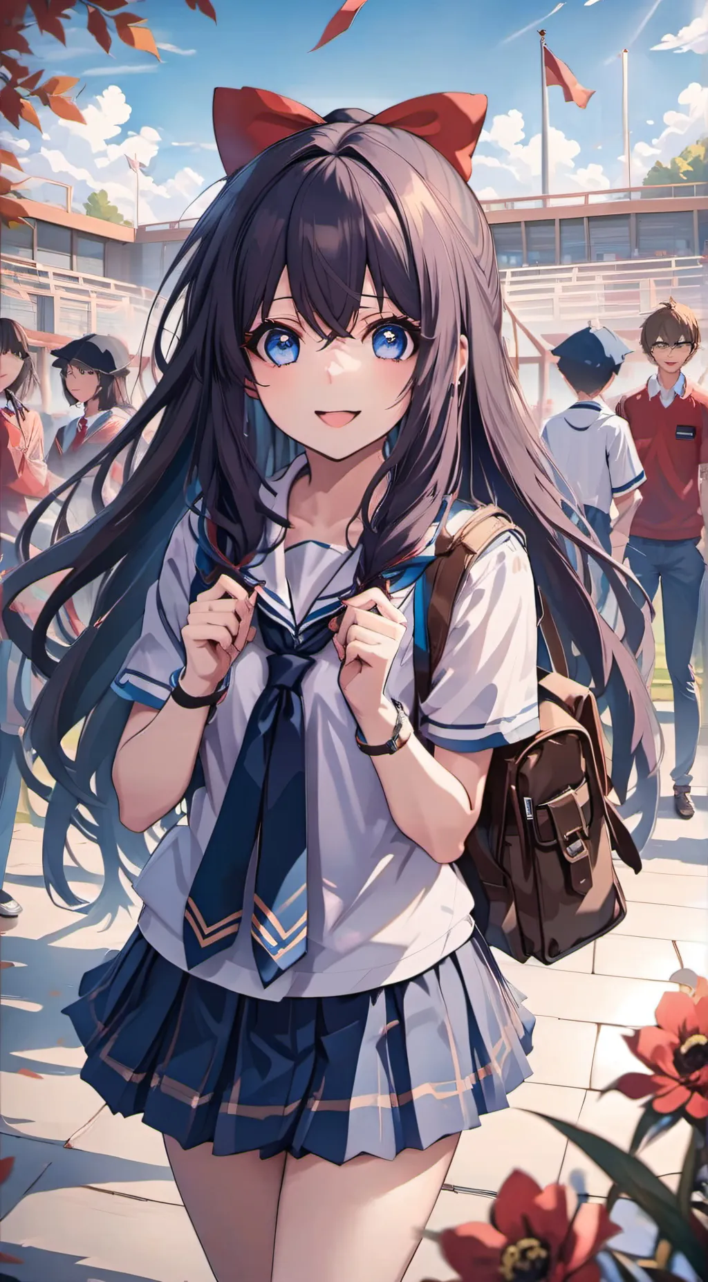 ai character: Lea background