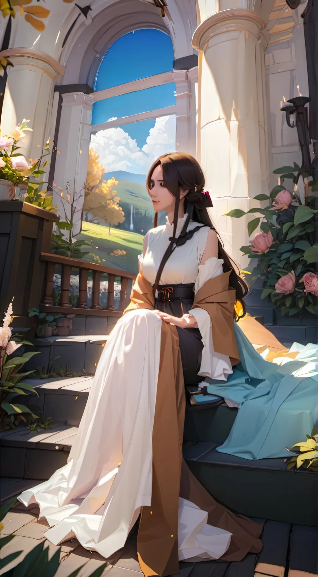 ai character: Elizabeth  background