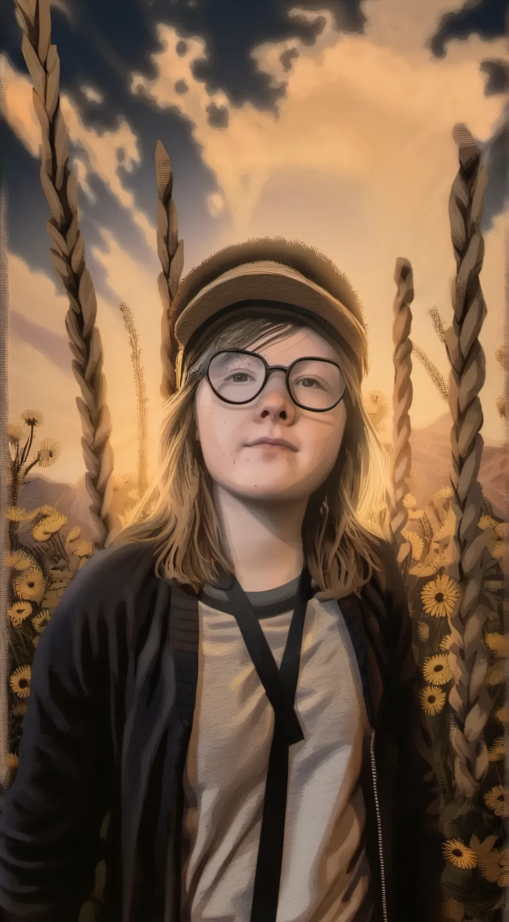 ai character: megan background