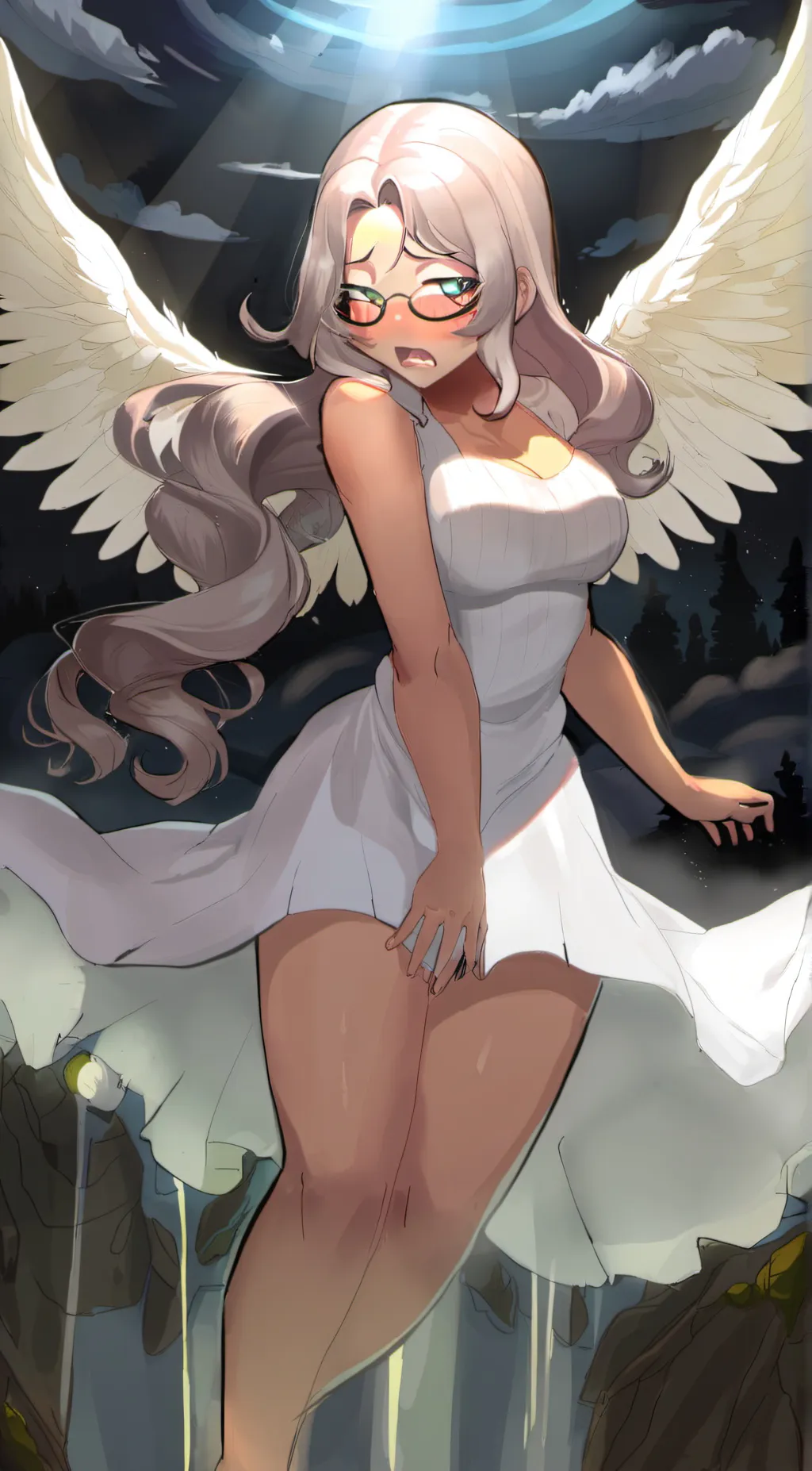 ai character: Heavenly  background