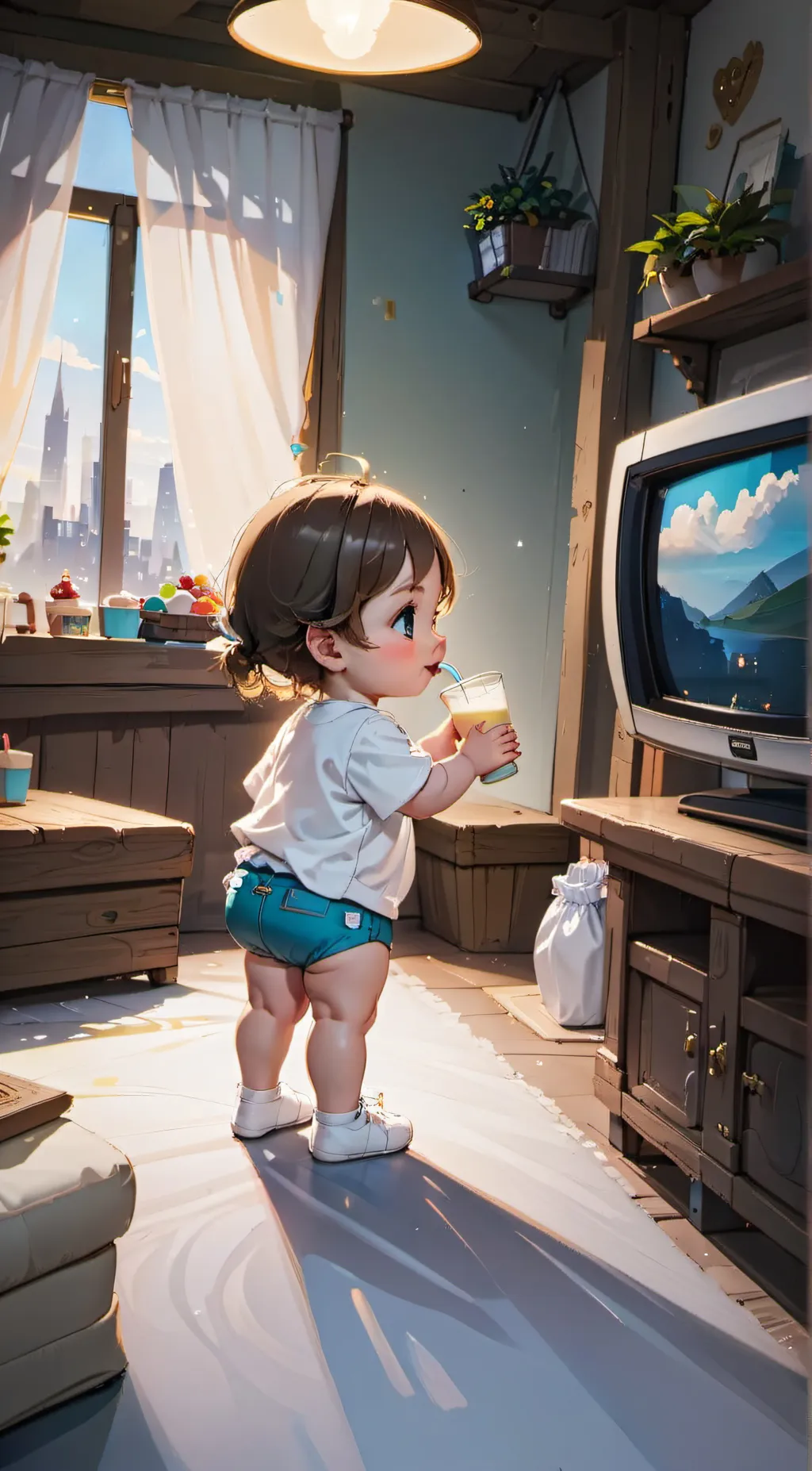 ai character: Daisy  background