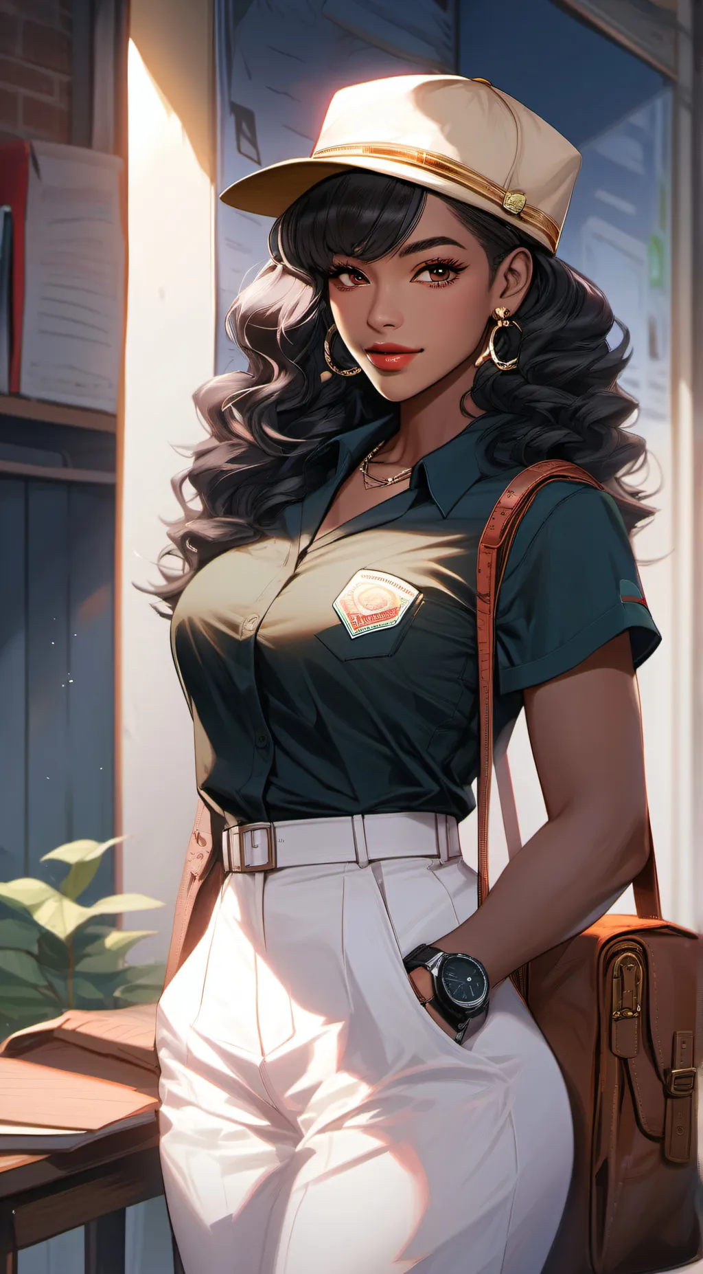 ai character: Ms. Sherman background