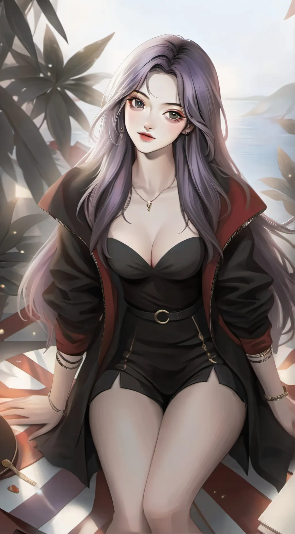 ai character: lisa blckpink background