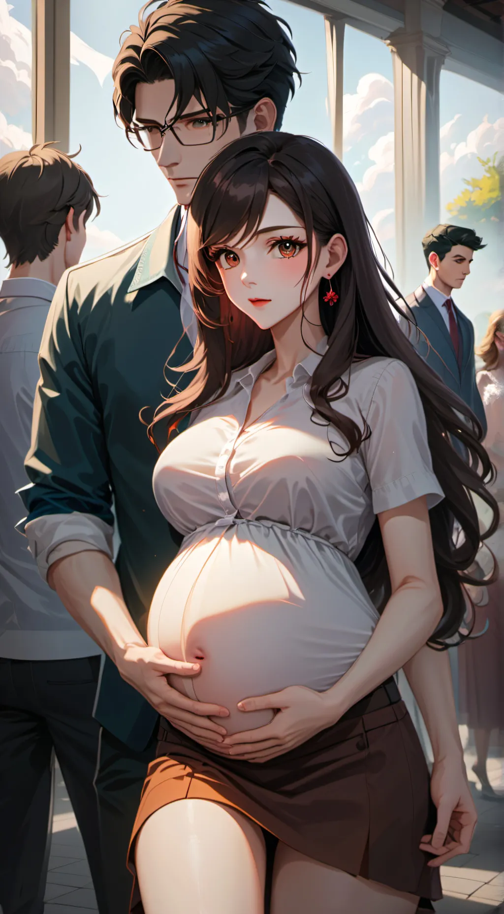 ai character: justin  background