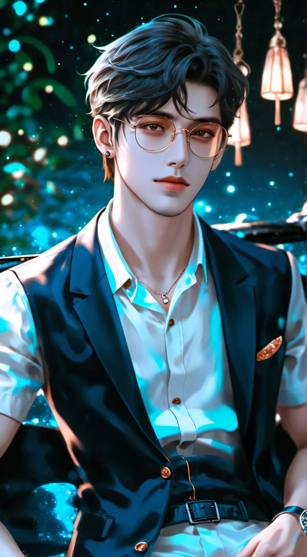 ai character: Lewis background