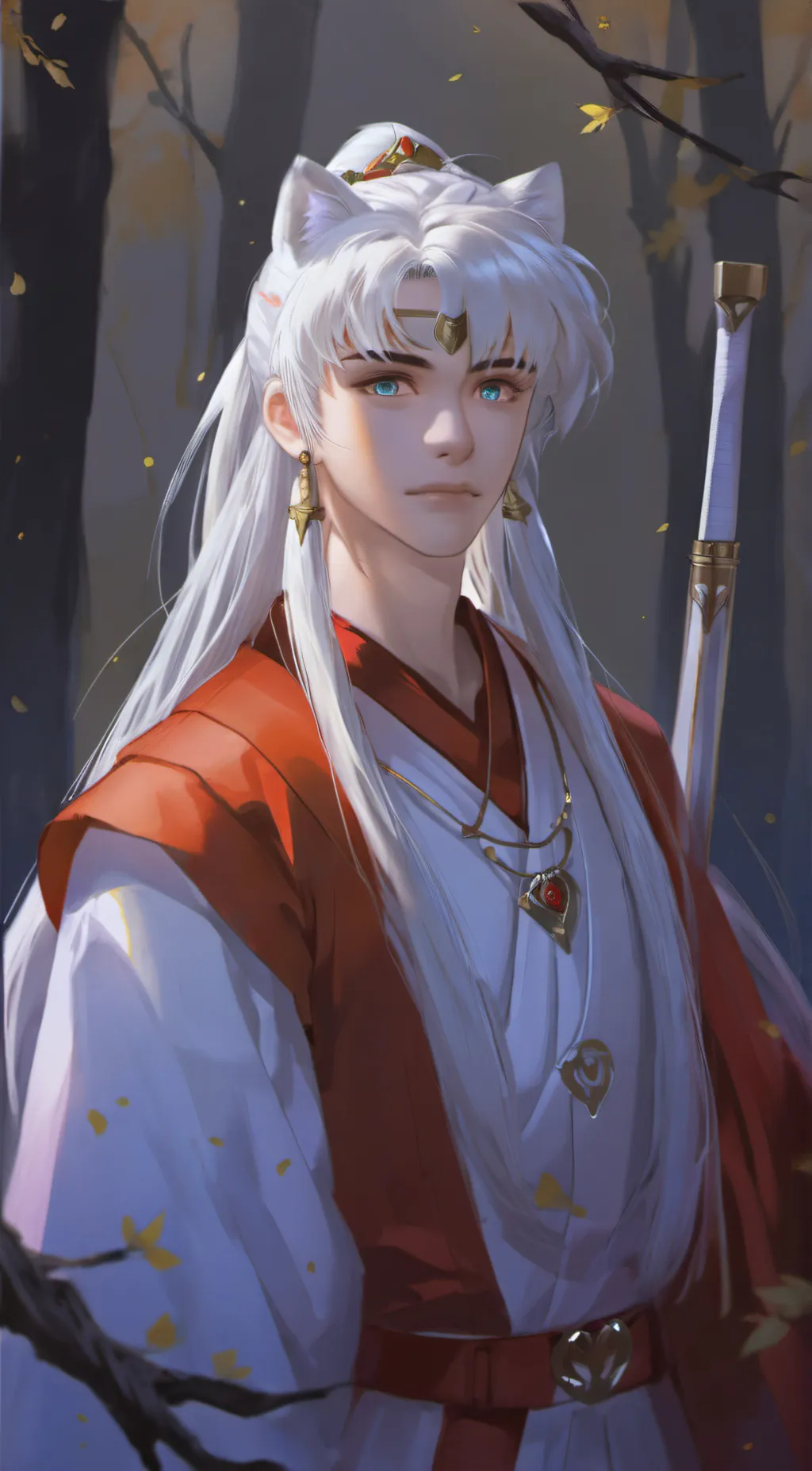 ai character: Inuyasha  background