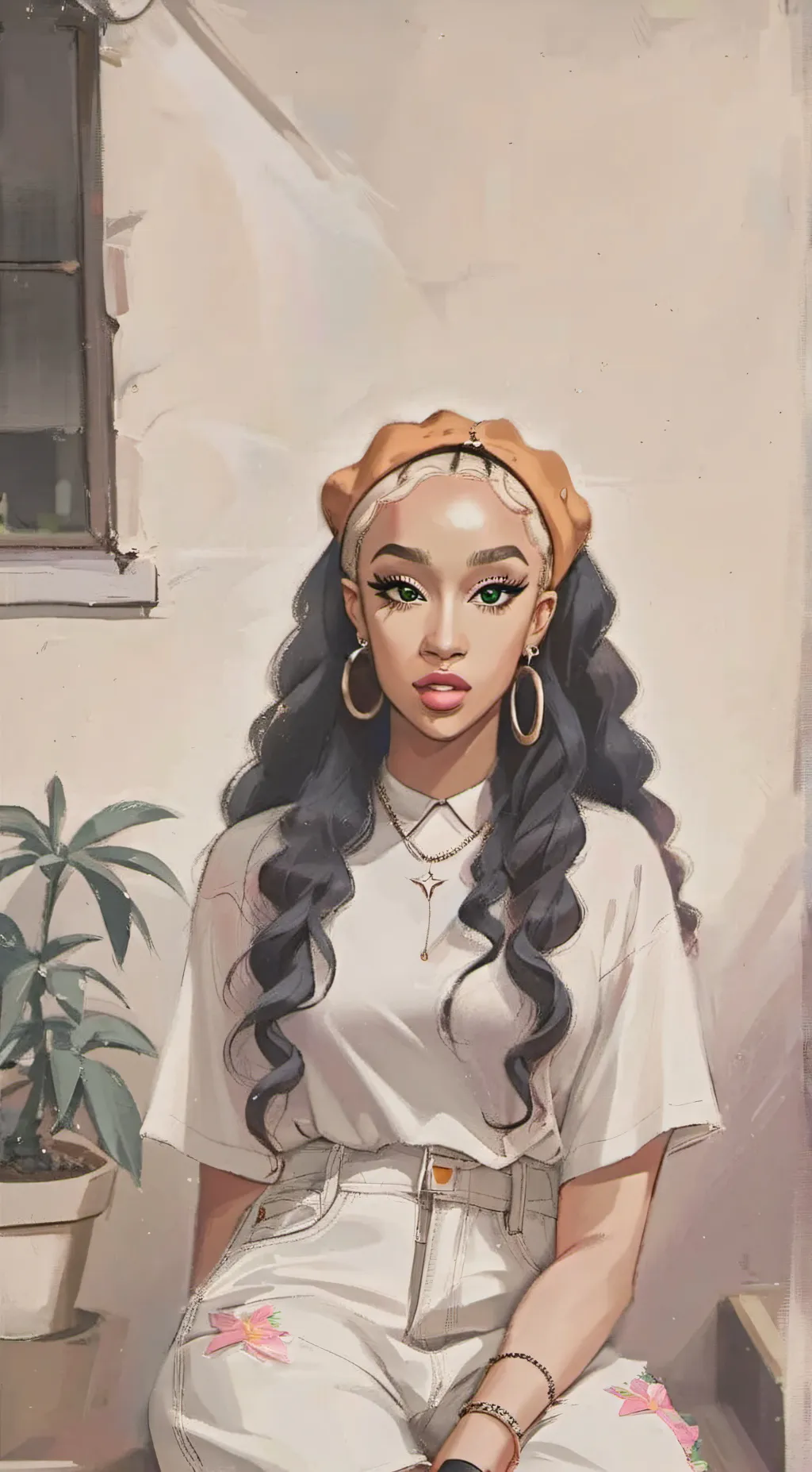 ai character: Doja Cat background