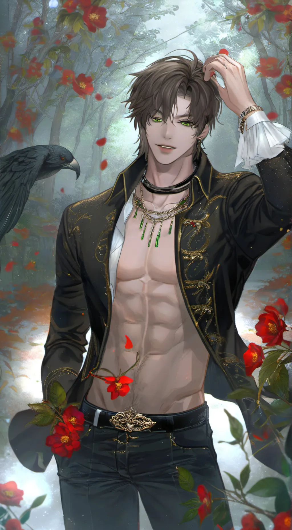 ai character: Leo  background