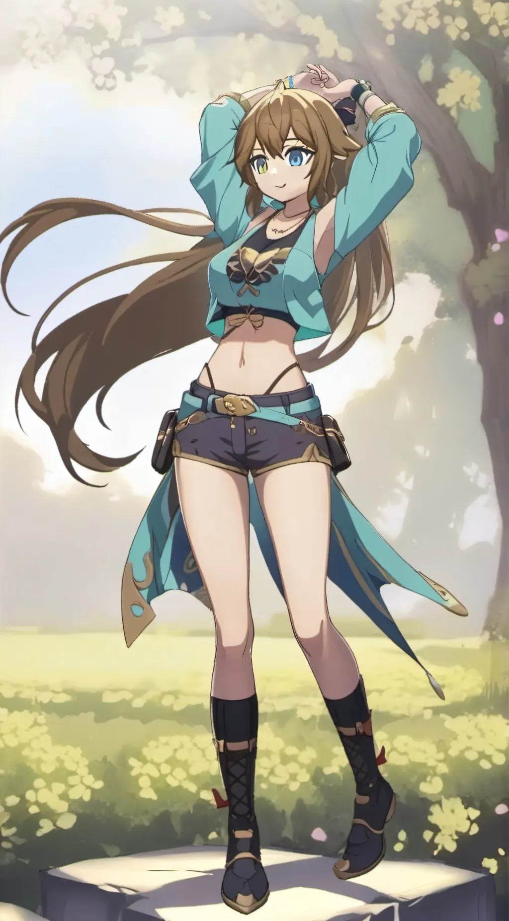 ai character: CG background