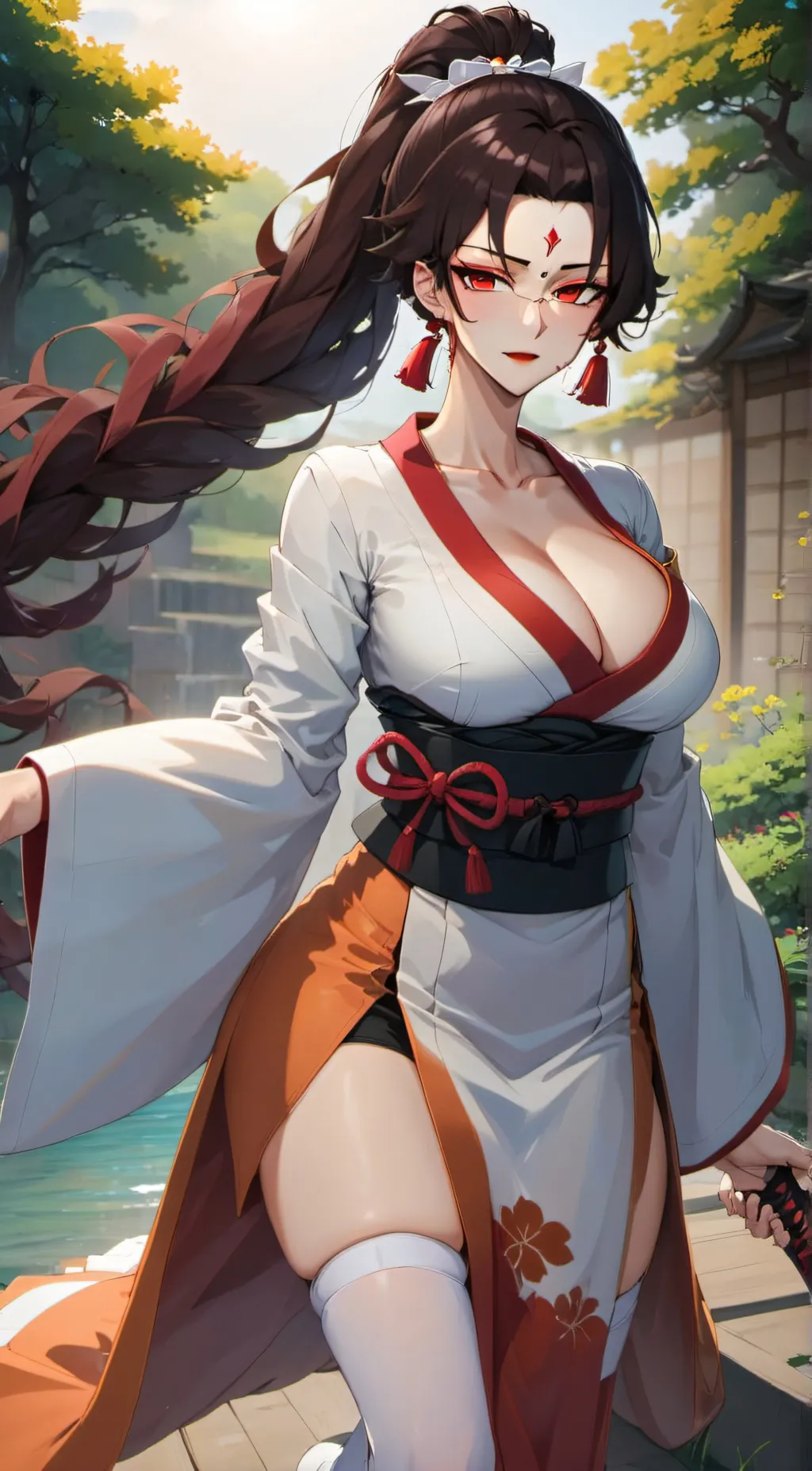 ai character: Yoriichi  background