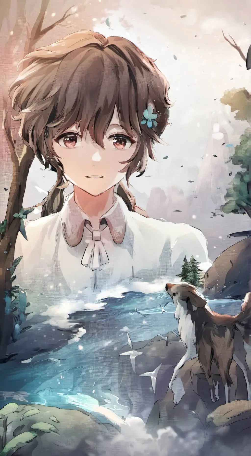 ai character: Aria background