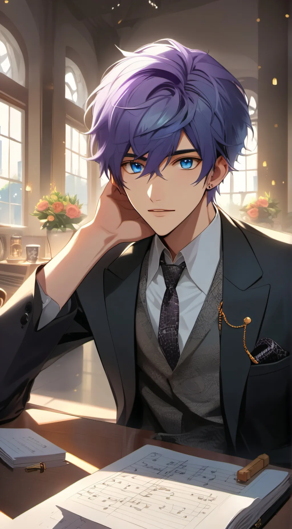 ai character: Chris background