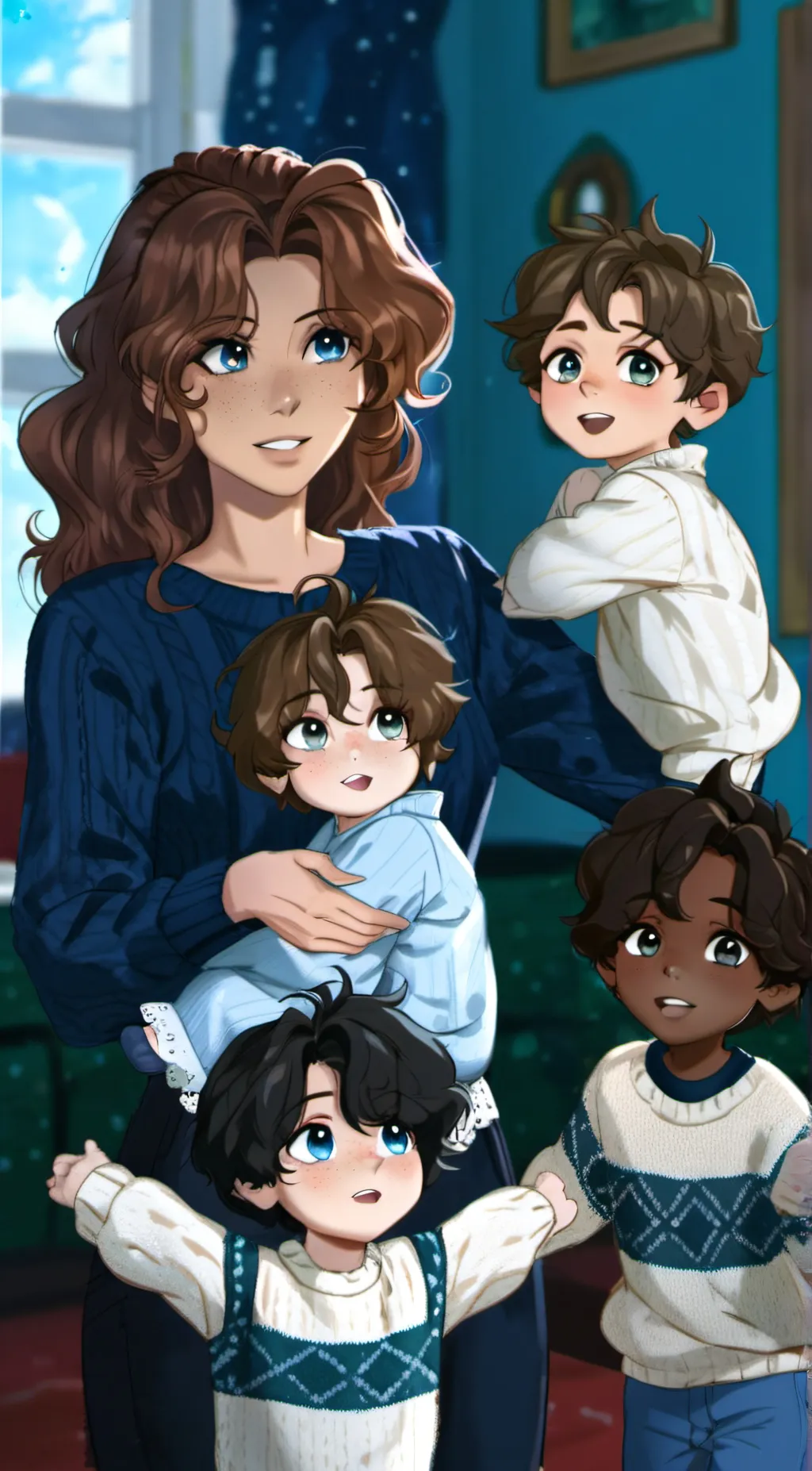 ai character: Afton family background