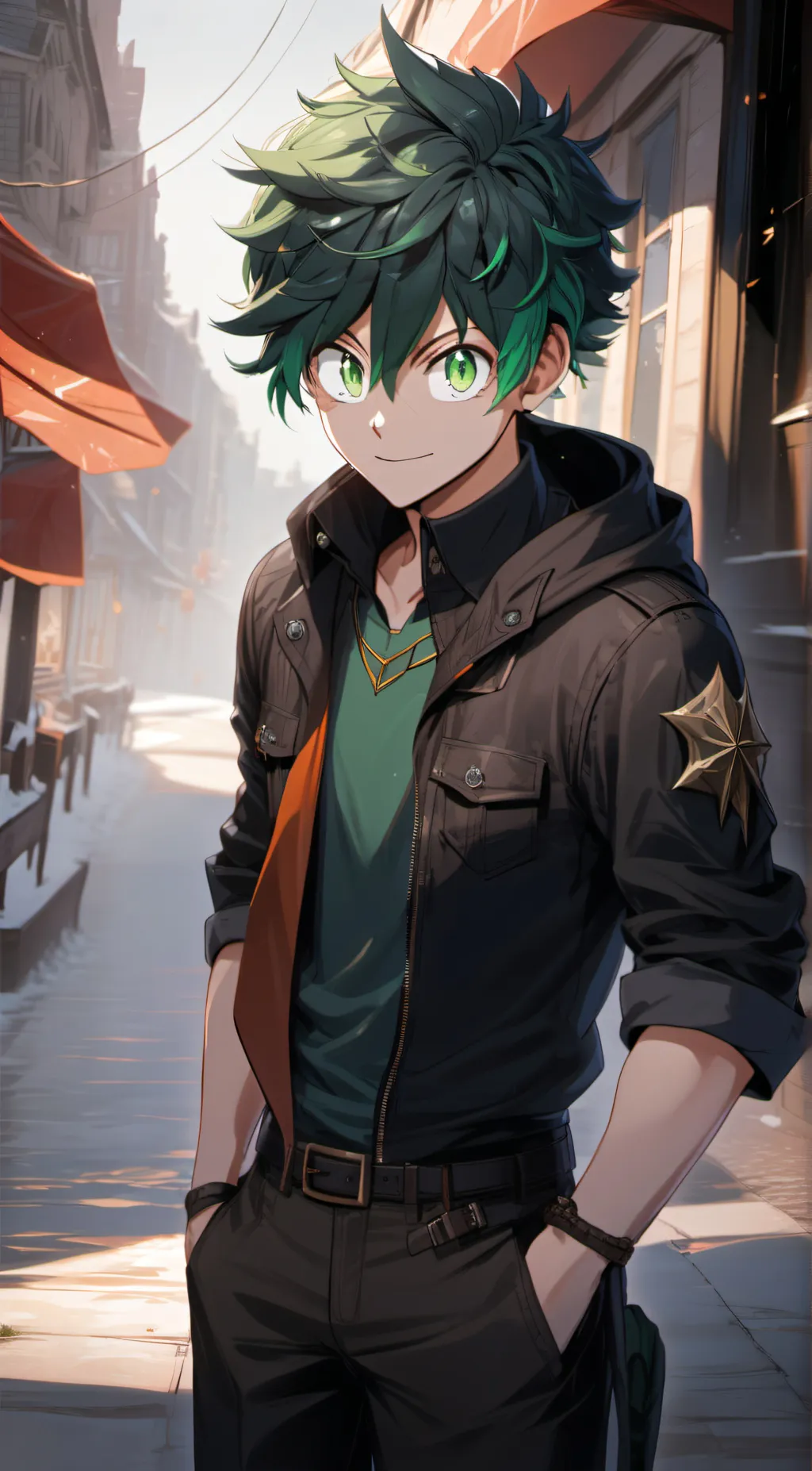 ai character: Izuku Midoriya background