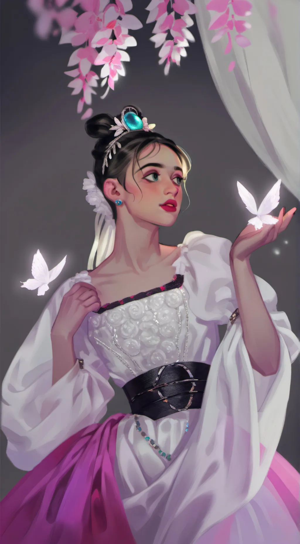 ai character: Lea background