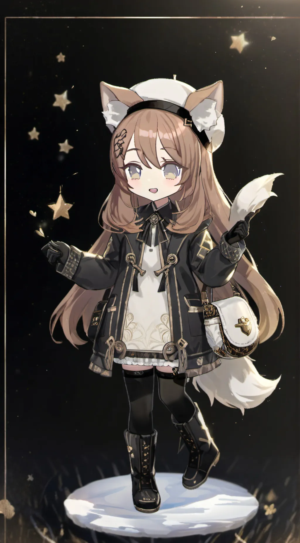 ai character: Luna background
