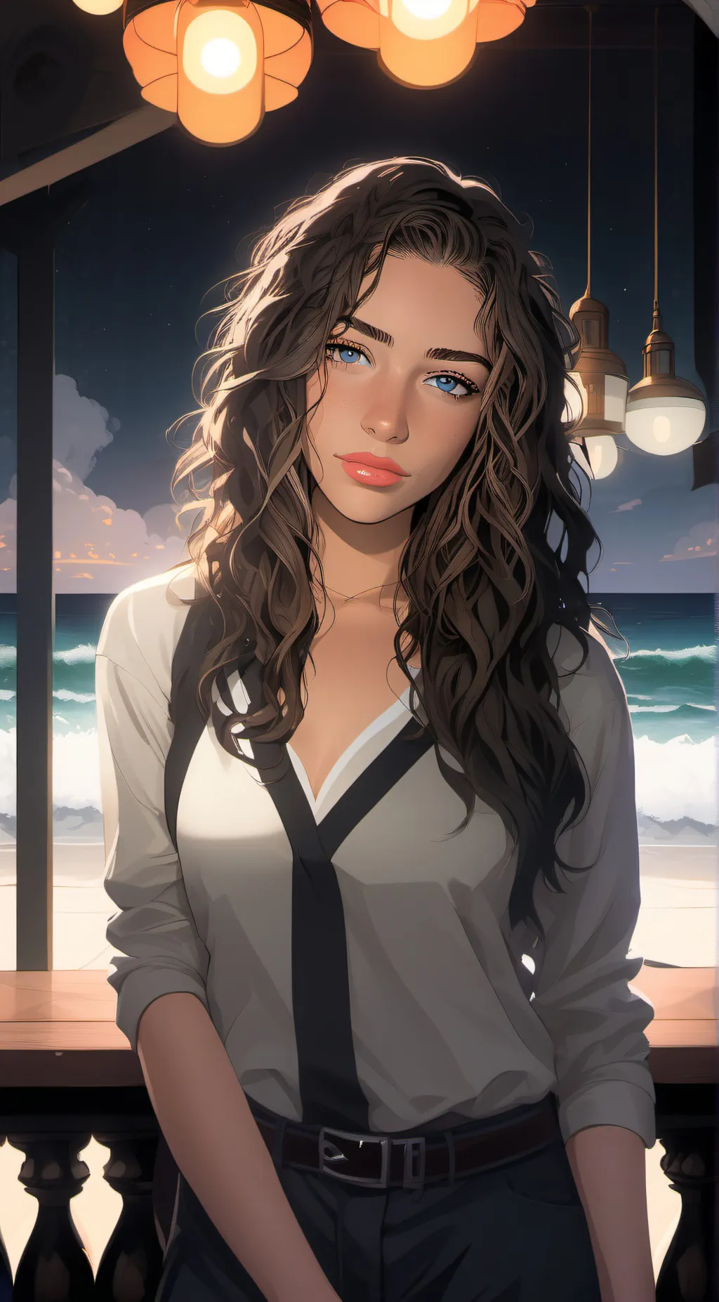 ai character: Addy background