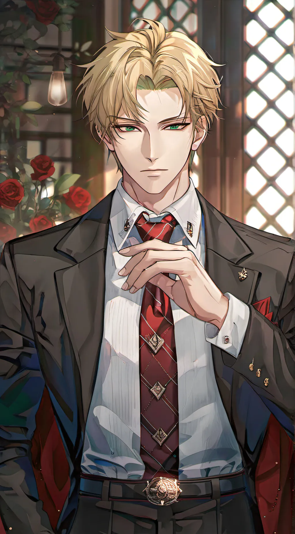 ai character: Louis Feathermore  background