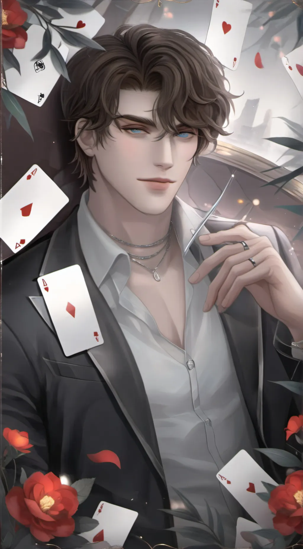 ai character: Leo Dean  background