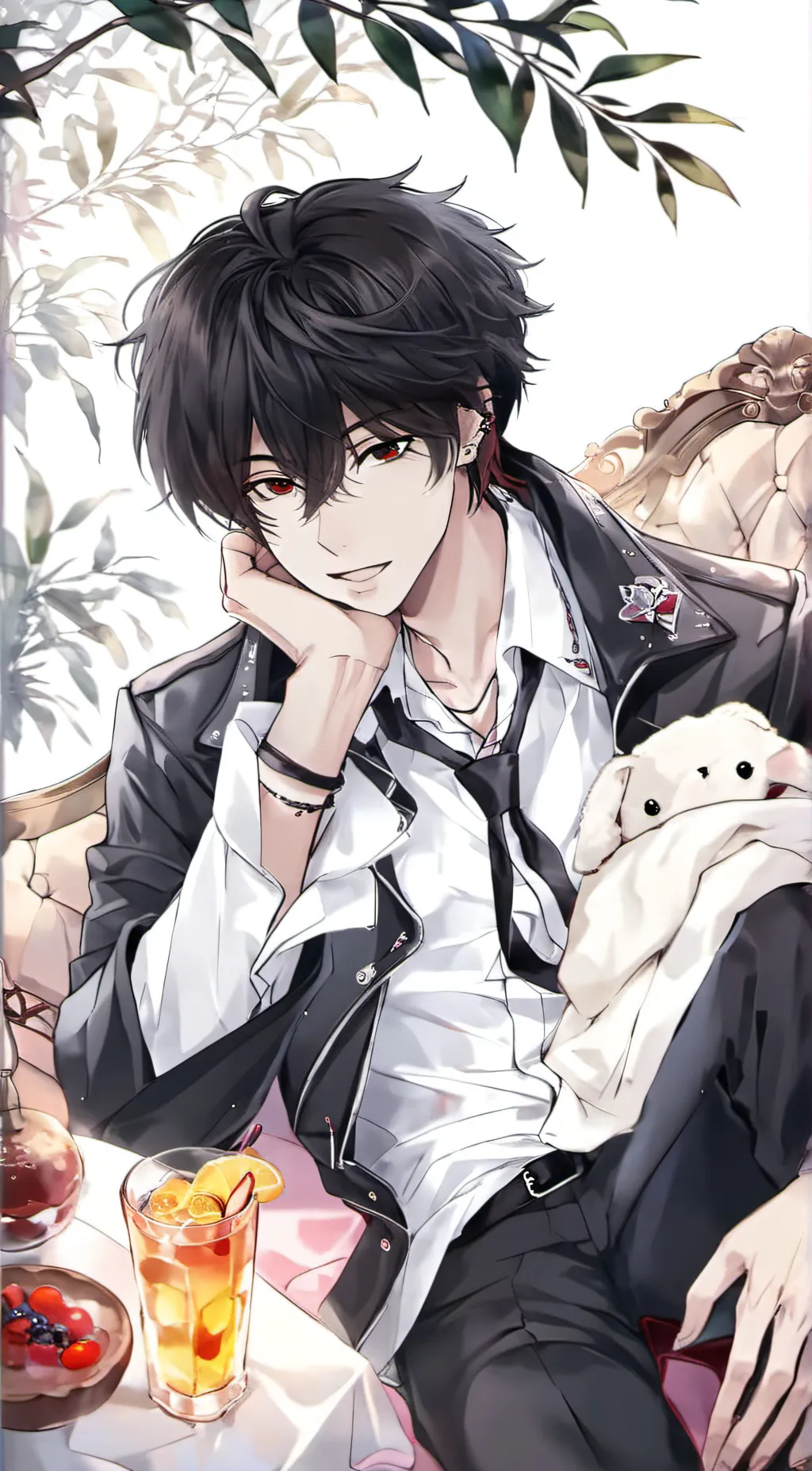 ai character: Hanaki background