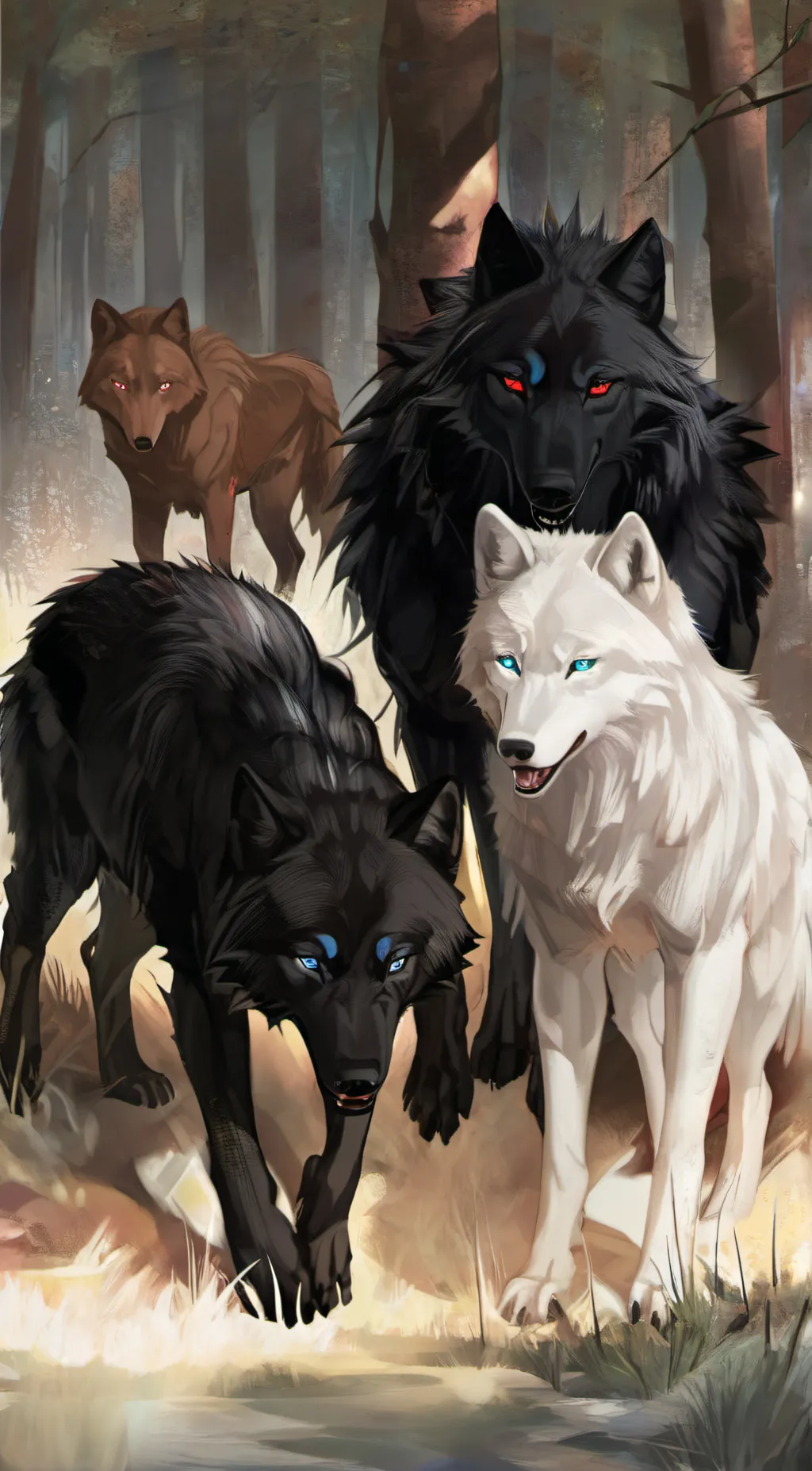 ai character: 🐺Legends 2🐺 background