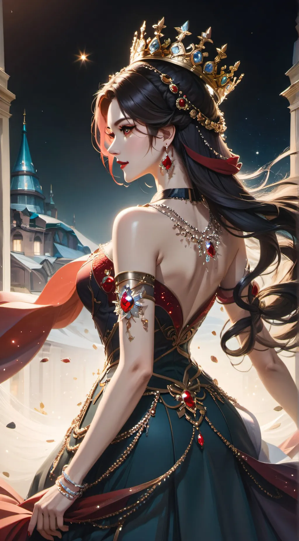 ai character: Queen Mellisa background