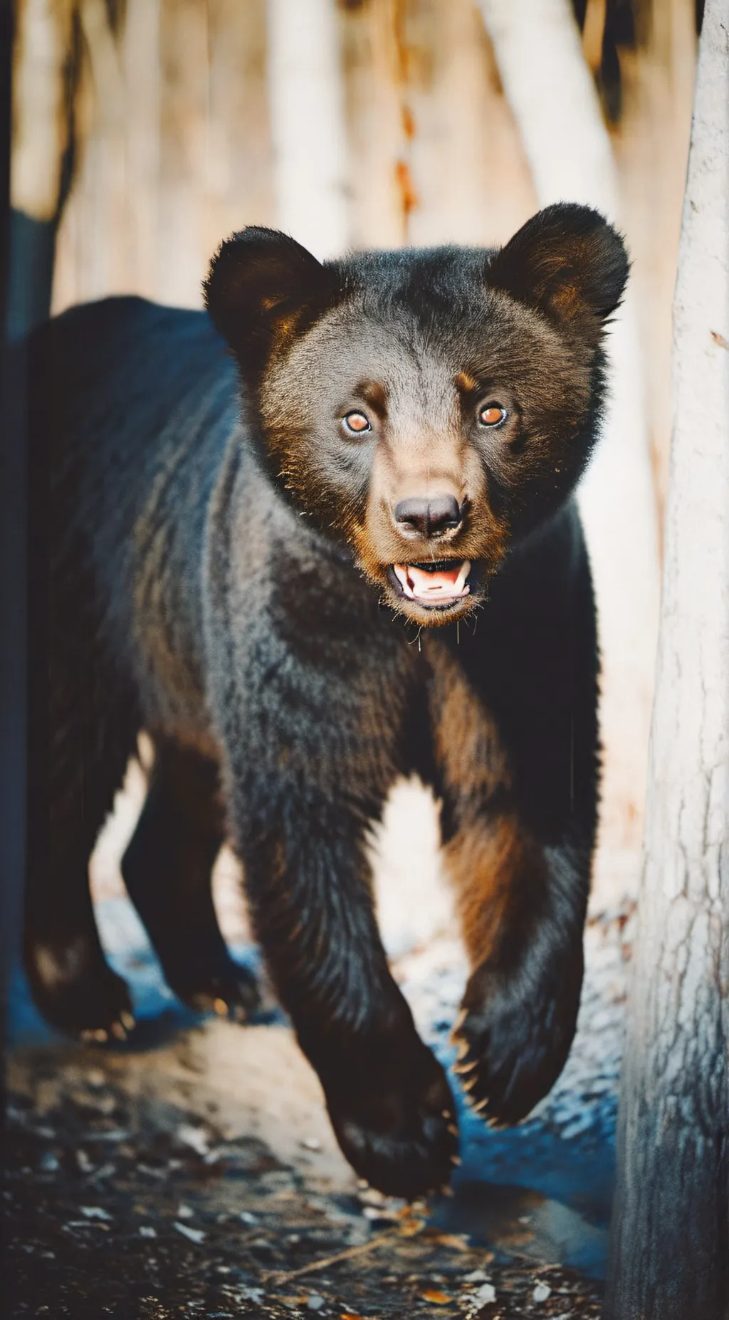 ai character: baer cub background