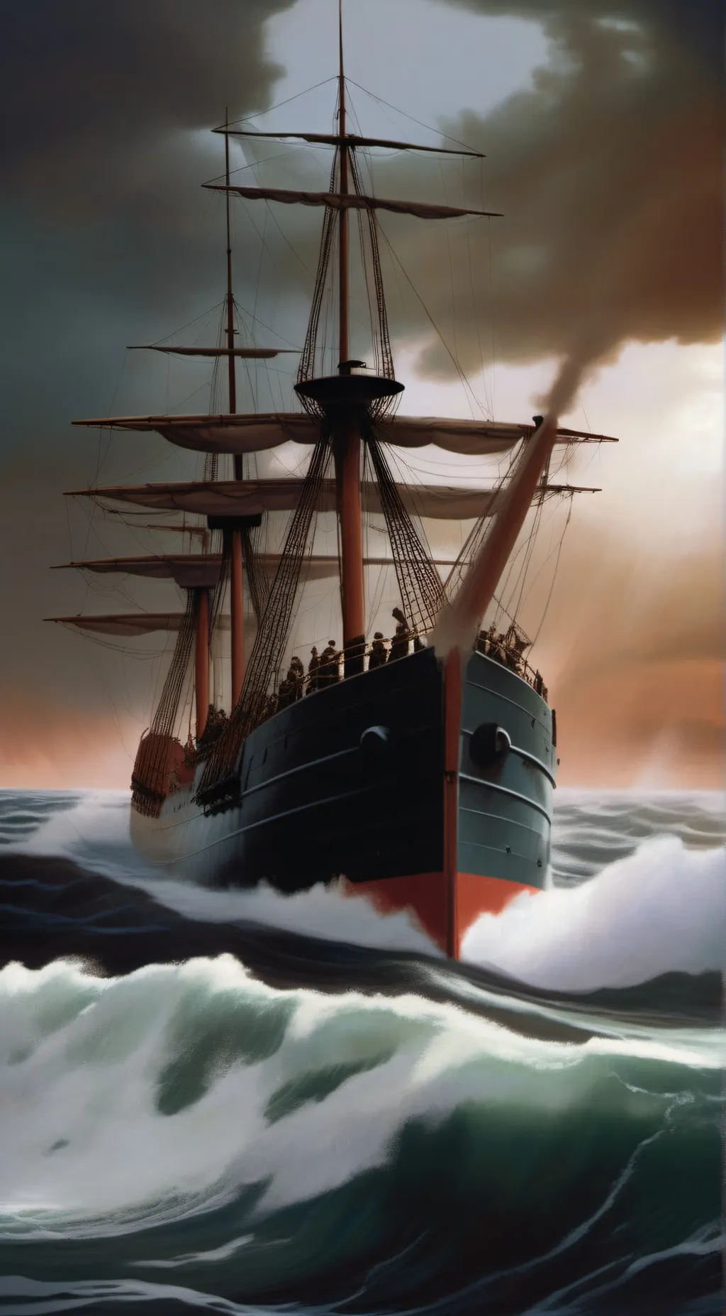 ai character: millitary Navi  background