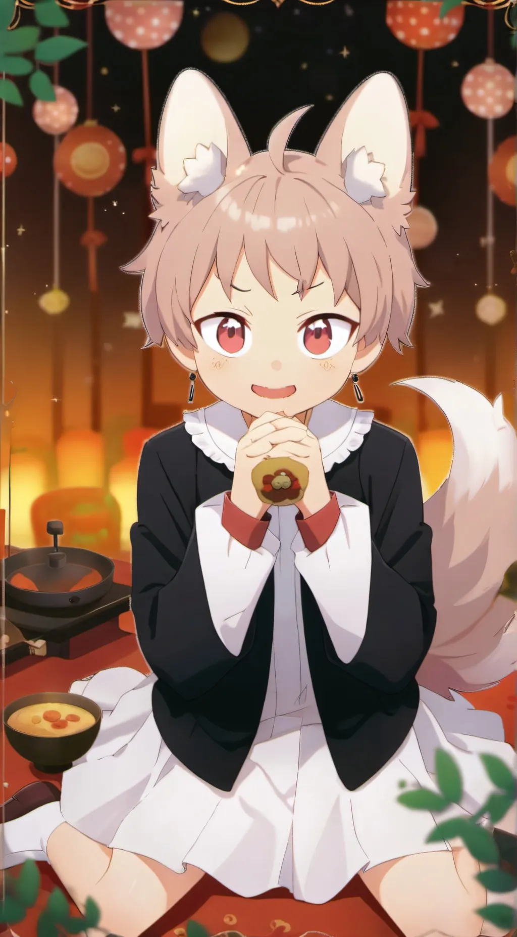 ai character: yuji😍 background