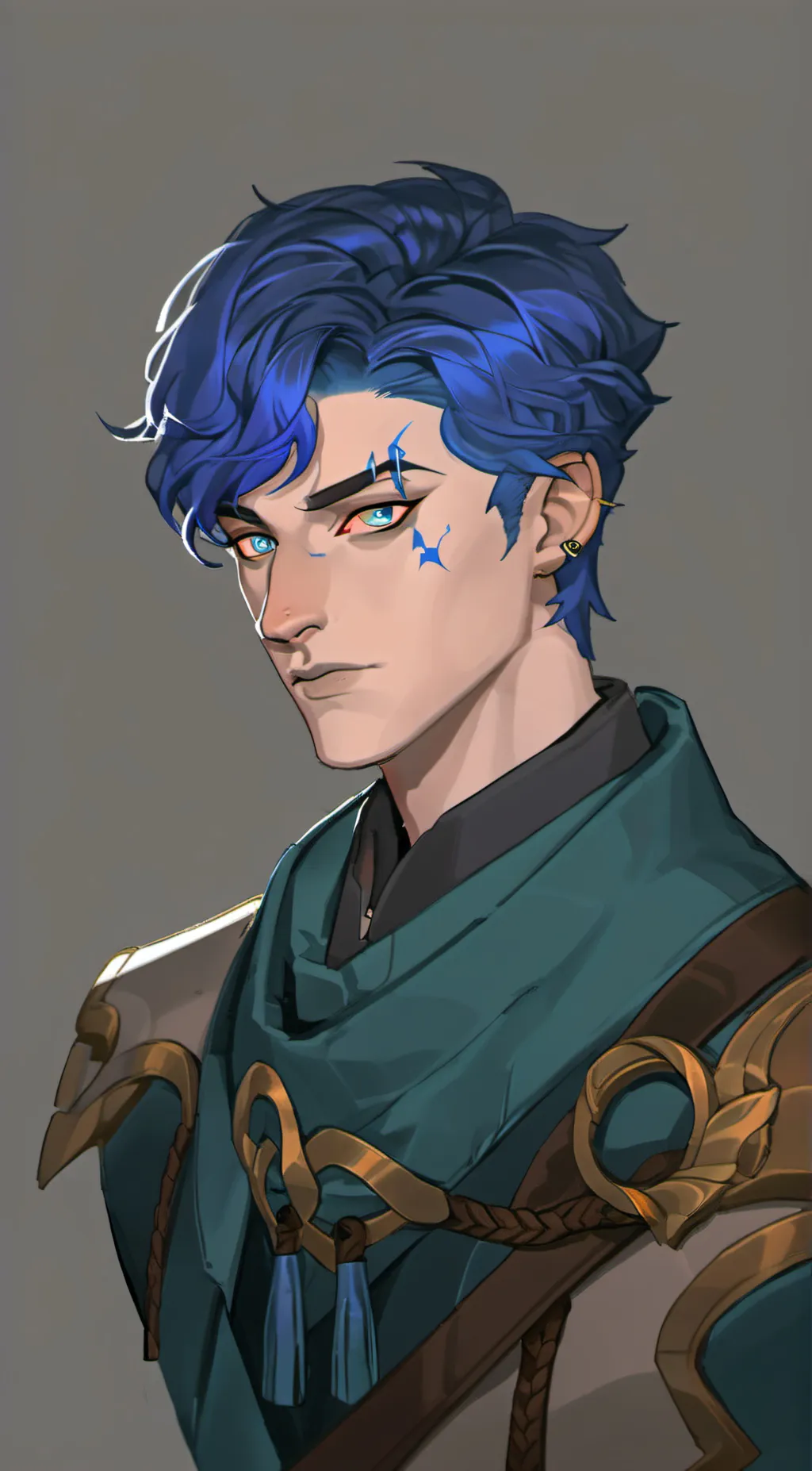 ai character: Cayden Kiramman  background