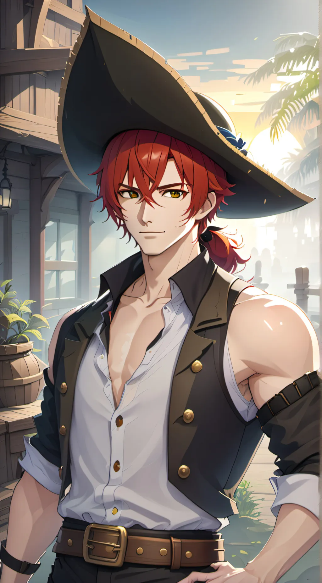 ai character:  Shakes background