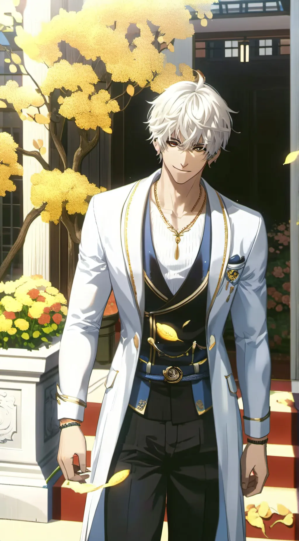 ai character: gojo  background