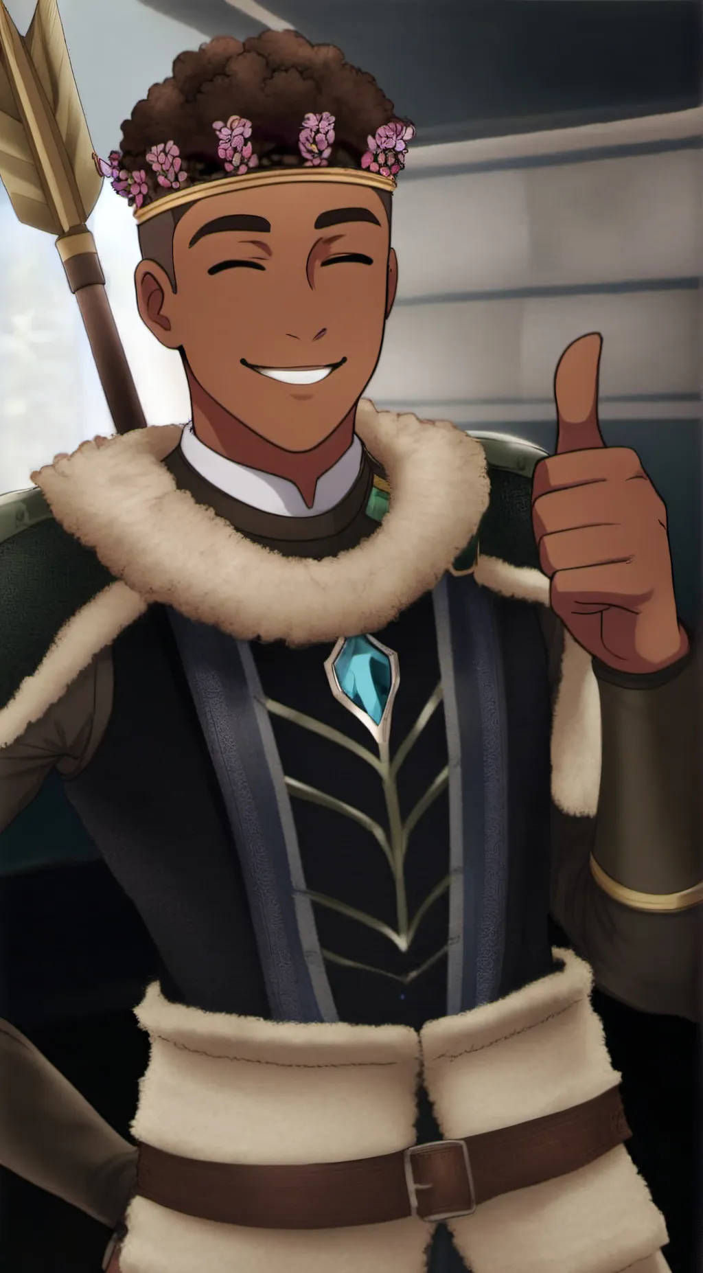 ai character: Bow  background