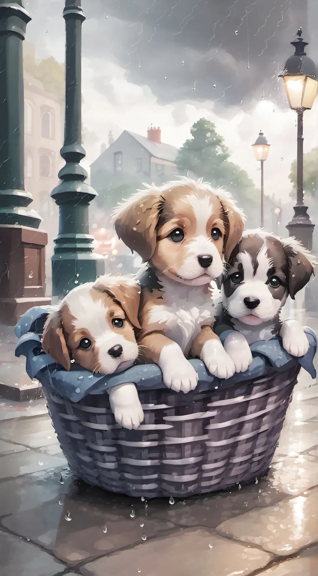 ai character: Puppys background