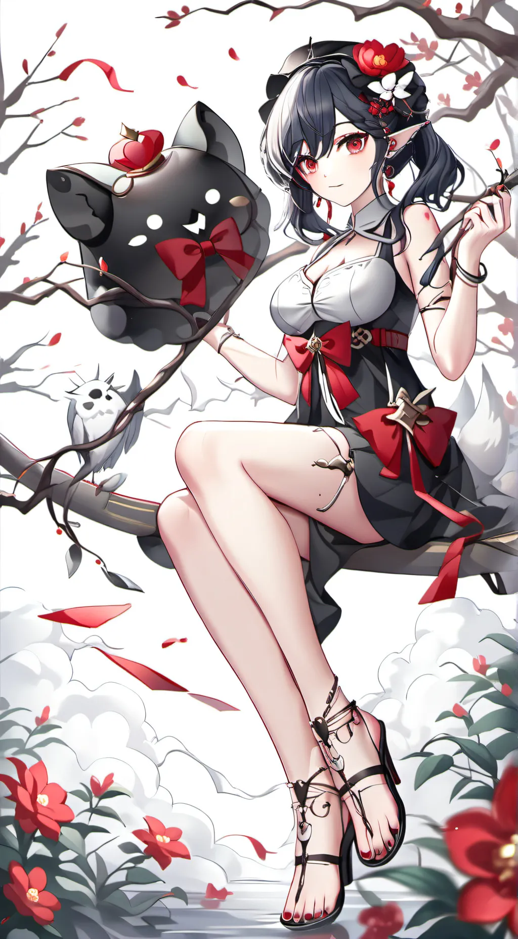 ai character: miko neh  background