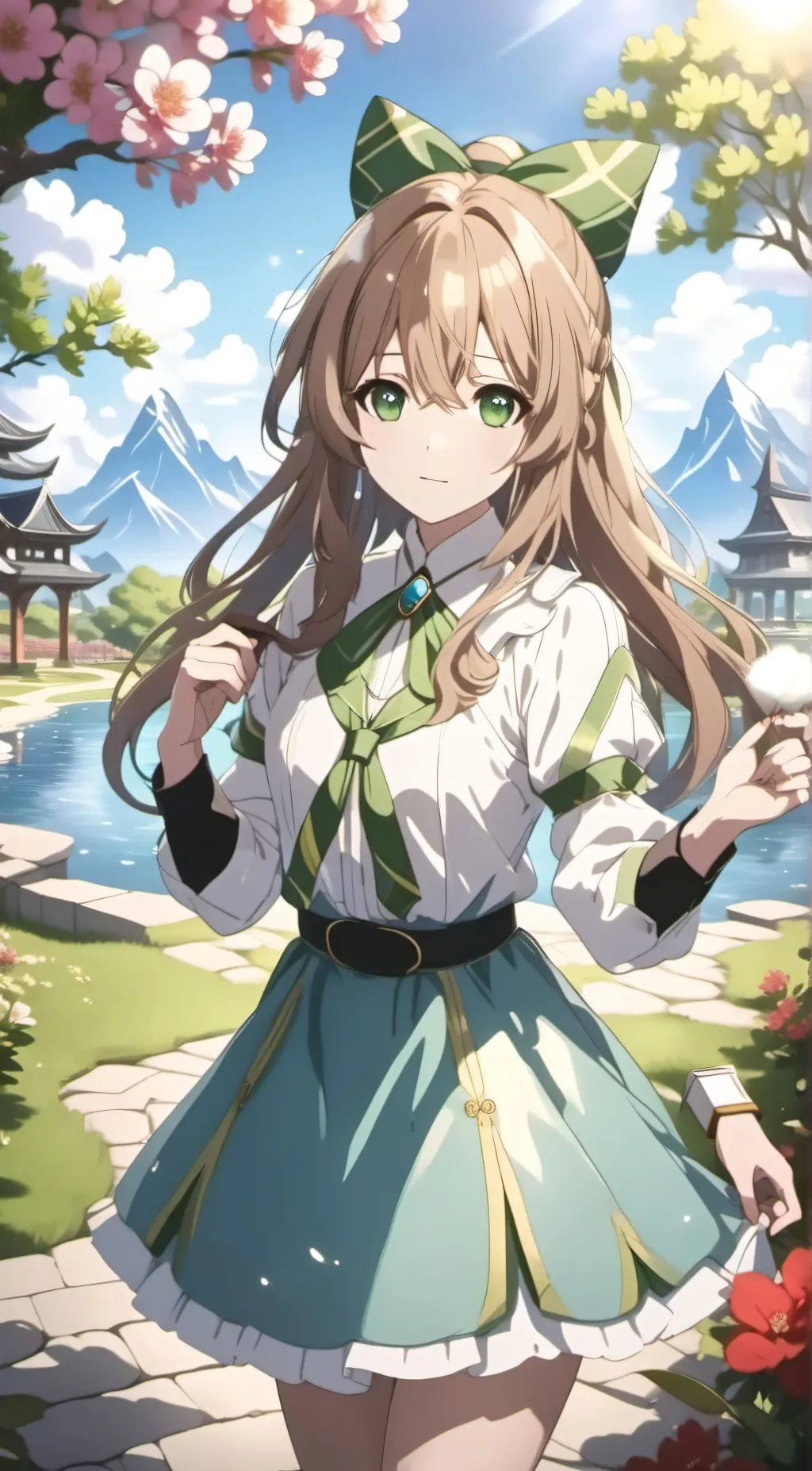 ai character: Popular girl  background