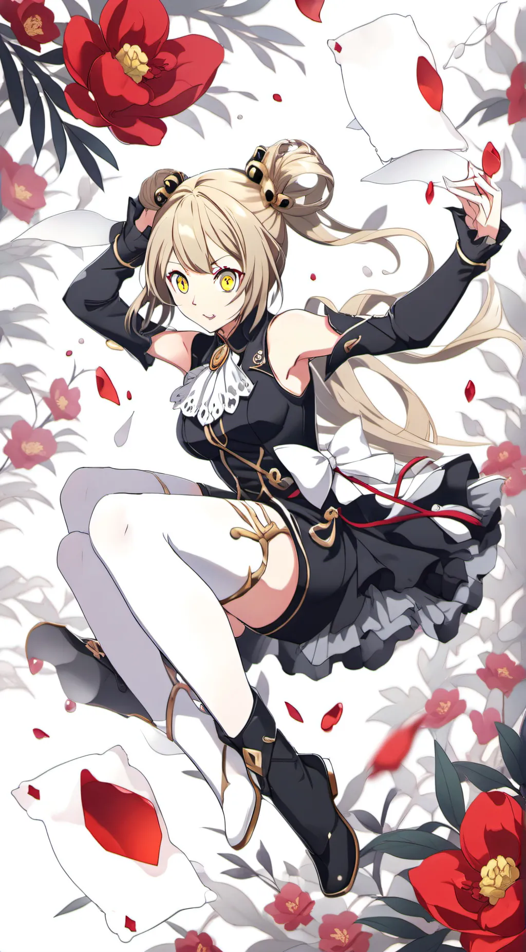 ai character: toga background