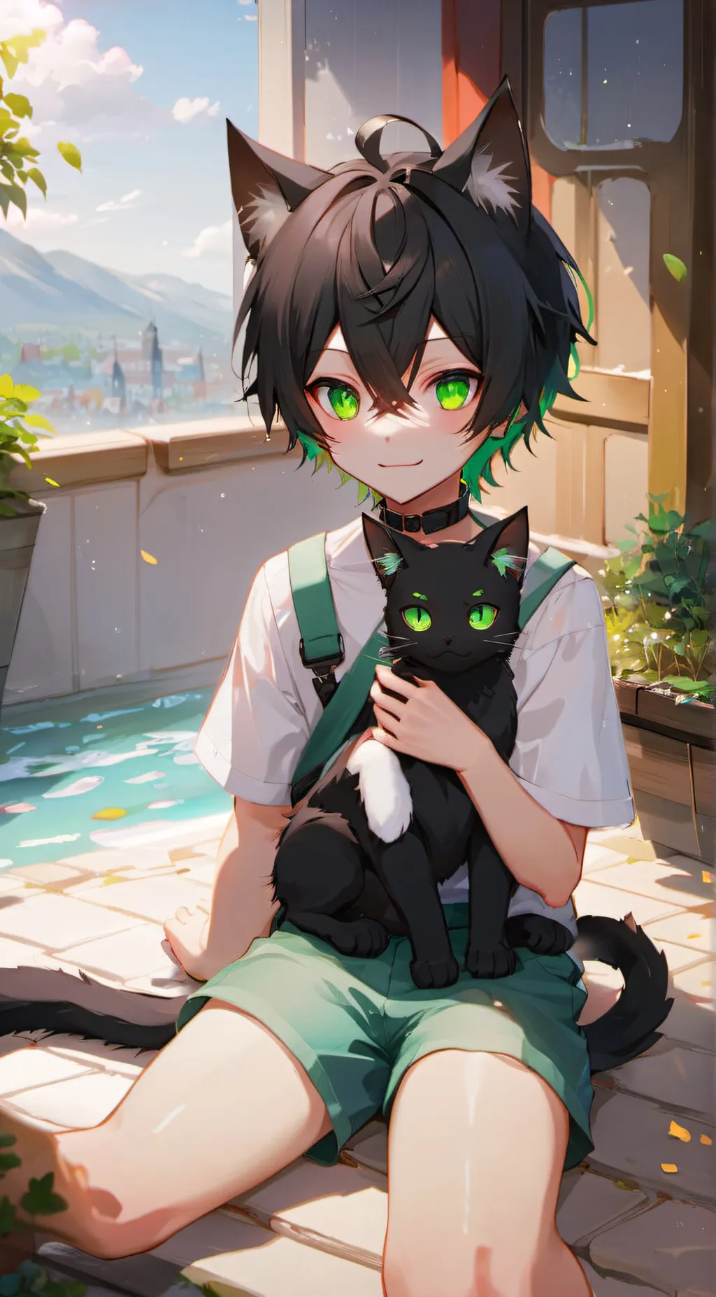 ai character: Shadow background